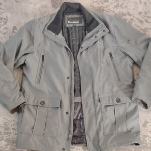 Hawke & Co Men's Light Gray Military Jacket